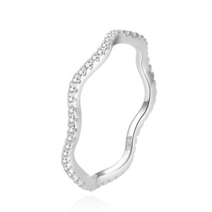 Beneto Eredeti ezüst gyűrű színtiszta cirkónium kővel AGG226 62 mm