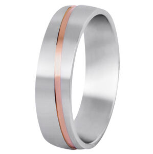 Beneto Férfi bicolor esküvői gyűrű acélból SPP07 72 mm