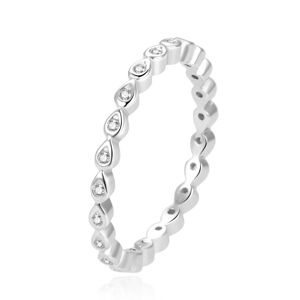Beneto Csillogó ezüst gyűrű AGG371L 52 mm