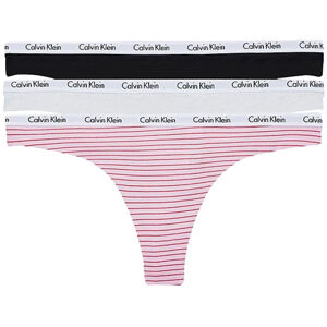 Calvin Klein 3 PACK -  női tanga alsó PLUS SIZE QD3800E-W5A 3XL