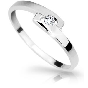Cutie Diamonds Elegáns fehér arany gyűrű gyémánttal DZ6725-1284-00-X-2 55 mm
