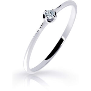 Cutie Diamonds Gyengéd fehér arany gyűrű gyémánttal  DZ6729-2931-00-X-2 55 mm