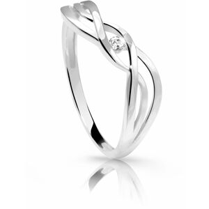 Cutie Diamonds Gyengéd fehér arany gyűrű gyémánttal DZ6712-1843-00-X-2 55 mm