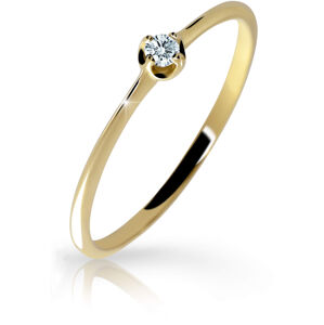 Cutie Diamonds Gyengéd sárga arany gyűrű gyémánttal  DZ6729-2931-00-X-1 48 mm