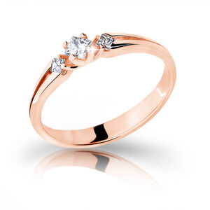 Cutie Jewellery Z6866–2105-10-X-4 Gyönyörű rózsaszín arany gyűrű cirkóniummal 64 mm
