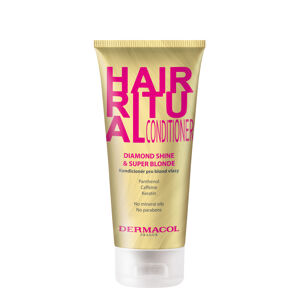 Dermacol Hair Ritual (Diamond Shine & Super Blonde Conditioner) 200 ml hajbalzsam szőke hajra