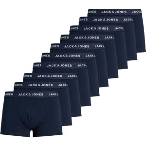 Jack&Jones 10 PACK - férfi boxeralsó  JACSOLID 12189937 Navy Blazer L