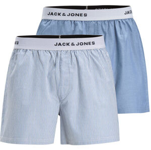Jack&Jones 2 PACK - férfi alsónadrág JACLUMB 12201112 Blue Denim L