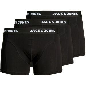 Jack&Jones 3 PACK - férfi boxeralsó JACANTHONY 12171944 Black XXL