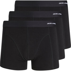 Jack&Jones 3 PACK - férfi boxeralsó JACBASIC 12198852 Black L