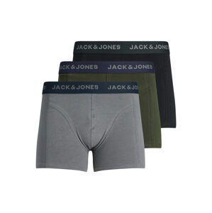 Jack&Jones 3 PACK - férfi boxeralsó JACBOBBIE 12190647 Sedona Sage L