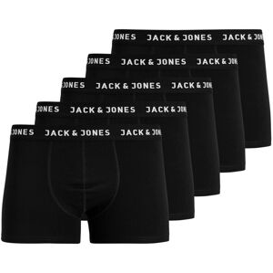 Jack&Jones 5 PACK - férfi boxeralsó JACHUEY 12142342 Black M