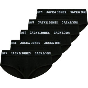 Jack&Jones 5 PACK - férfi alsó  JACSOLID 12175102 Black L