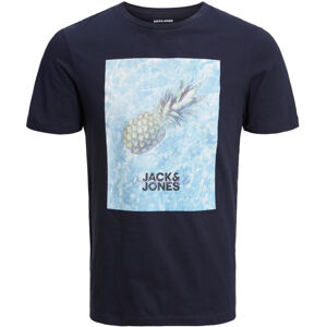 Jack&Jones Férfi póló JJBILLBOARD 12200416 Navy Blazer XXL