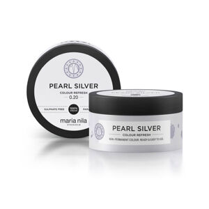 Maria Nila Pearl Silver gyengéd, tápláló hajmaszk színpigmentek nélkül (Colour Refresh Mask) 300 ml