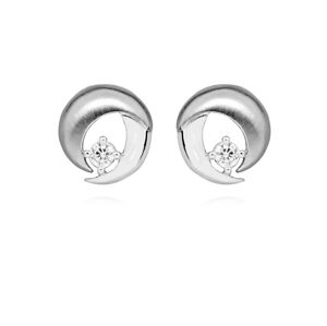 MOISS Gyönyörű ezüst fülbevaló színtiszta cirkónium kövekkel E0002189