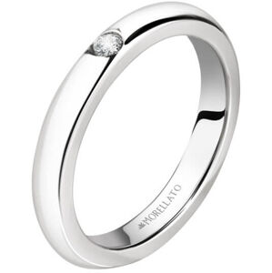Morellato Acél gyűrű kristályokkal szerelem gyűrűk SNA46 56 mm