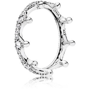 Pandora Gyönyörű ezüst gyűrű Korona 197087CZ 56 mm