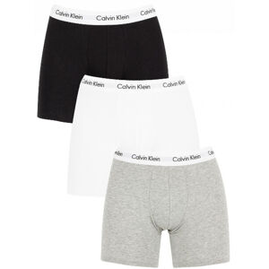 Calvin Klein 3 PACK -  férfi boxeralsó  NB1770A-MP1 Black,White,Grey Heather L