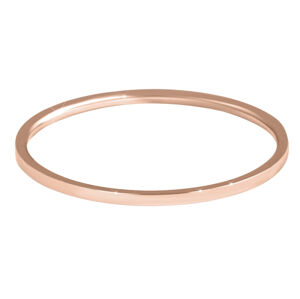 Troli Elegéns minimalista acél gyűrű Rose Gold 62 mm