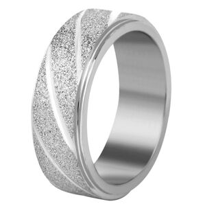 Troli Acél karikagyűrű ezüst / csillogó 62 mm